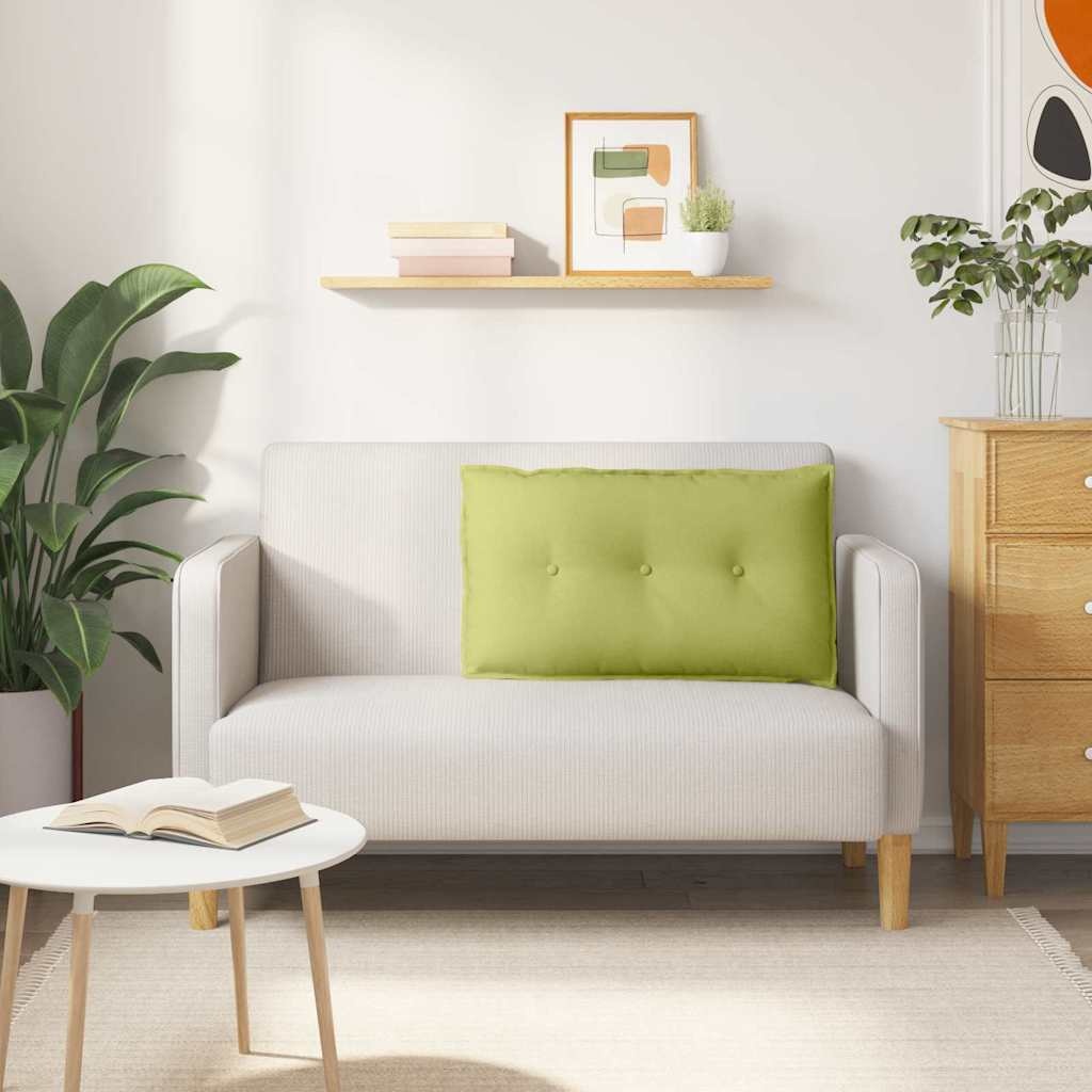 VidaXL Rugkussen Lichtgroen 80 x 19 x 50 cm Stof