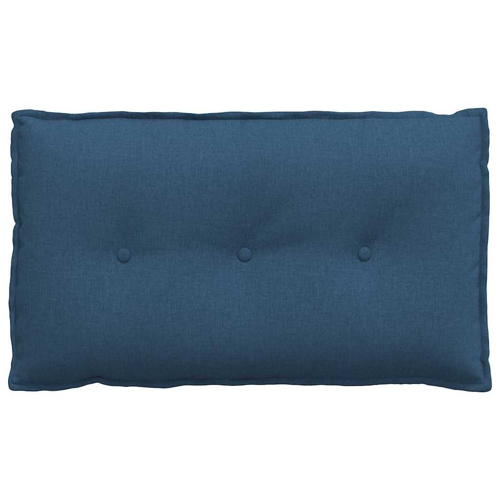 VidaXL Rugkussen Blauw 80 x 19 x 50 cm Stof