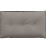 VidaXL Rugkussen Taupe 80 x 19 x 50 cm Stof