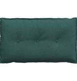 VidaXL Rugkussen Donkergroen 80 x 19 x 50 cm Stof