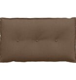 VidaXL Rugkussen Bruin 80 x 19 x 50 cm Stof