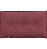 VidaXL Rugkussen Wijnrood 80 x 19 x 50 cm Stof