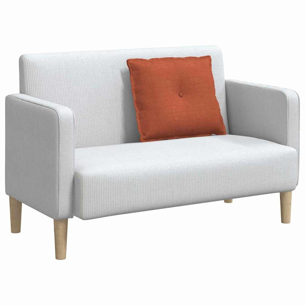 VidaXL Rugkussen Rood-oranje 60 x 50 cm Katoen Stof