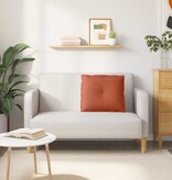 VidaXL Rugkussen Rood-oranje 60 x 50 cm Katoen Stof