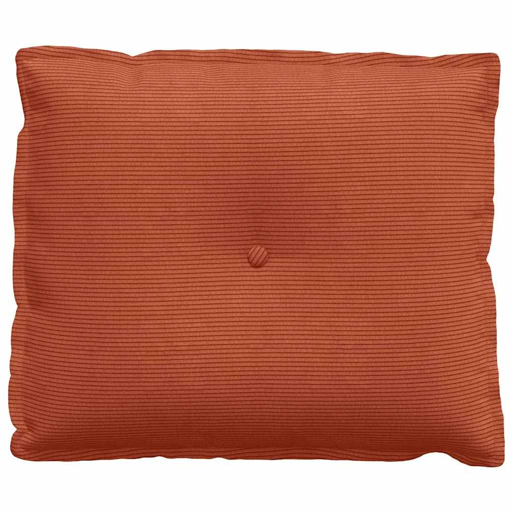 VidaXL Rugkussen Rood-oranje 60 x 50 cm Katoen Stof