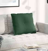 VidaXL Rugkussen Jungle Groen 60 x 50 cm Katoen Stof