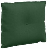 VidaXL Rugkussen Jungle Groen 60 x 50 cm Katoen Stof