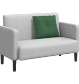 VidaXL Rugkussen Jungle Groen 60 x 50 cm Katoen Stof