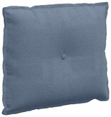 VidaXL Rugkussen Blauw 60 x 50 cm Katoen Stof