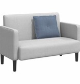 VidaXL Rugkussen Blauw 60 x 50 cm Katoen Stof