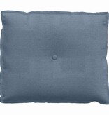 VidaXL Rugkussen Blauw 60 x 50 cm Katoen Stof