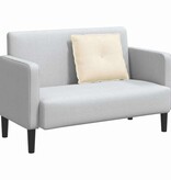 VidaXL Rugkussen Crème 60 x 50 cm Katoen Stof