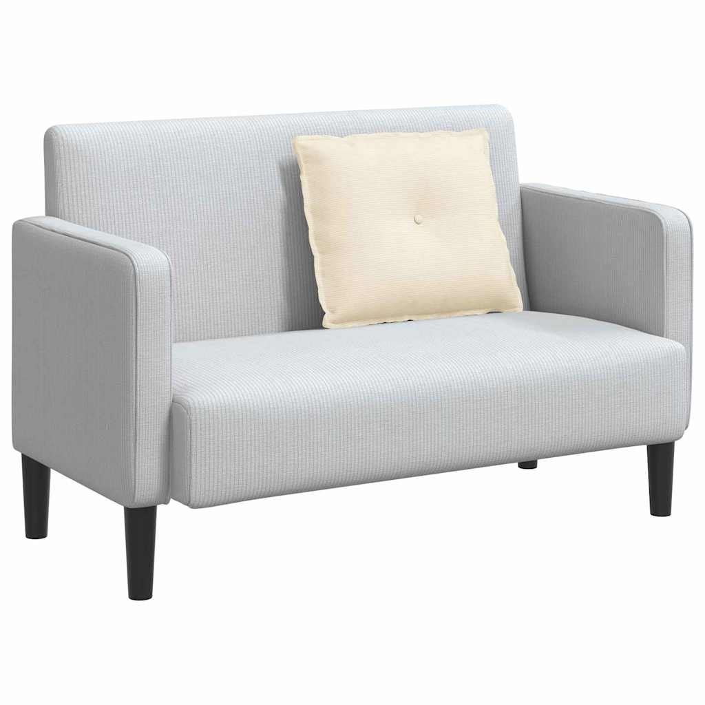 VidaXL Rugkussen Crème 60 x 50 cm Katoen Stof