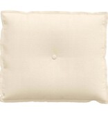 VidaXL Rugkussen Crème 60 x 50 cm Katoen Stof