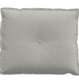 VidaXL Rugkussen Lichtgrijs 60 x 50 cm Microvezel Stof