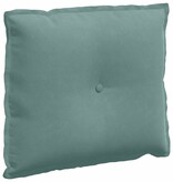 VidaXL Rugkussen Zeegroen 60 x 50 cm Katoen Stof