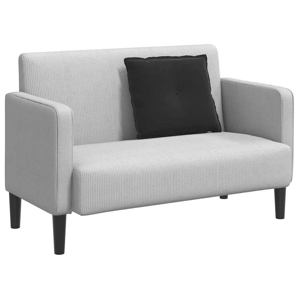 VidaXL Rugkussen Zwart 60 x 50 cm Katoen Stof