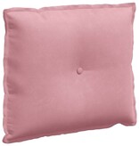 VidaXL Rugkussen Roze 60 x 50 cm Katoen Stof