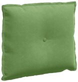 VidaXL Rugkussen Lichtgroen 60 x 50 cm Katoen Stof