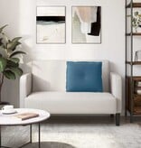 VidaXL Rugkussen Blauw 60 x 50 cm Katoen Stof