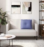 VidaXL Rugkussen Jeans Blauw 60 x 19 x 50 cm Stof