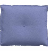 VidaXL Rugkussen Jeans Blauw 60 x 19 x 50 cm Stof