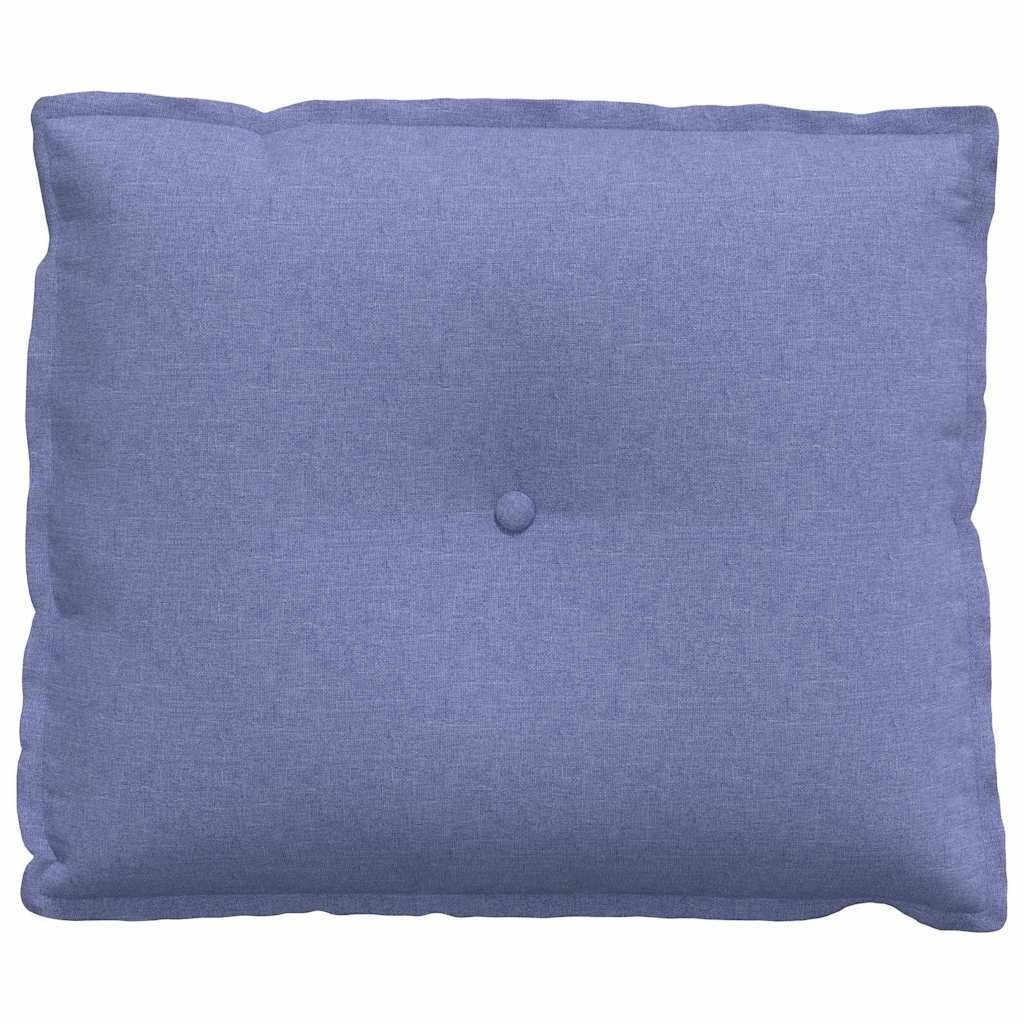 VidaXL Rugkussen Jeans Blauw 60 x 19 x 50 cm Stof