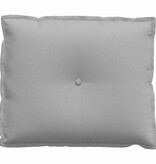 VidaXL Rugkussen Wolkengrijs 60 x 19 x 50 cm Stof