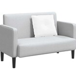 VidaXL Rugkussen Wit 60 x 19 x 50 cm Stof