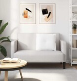 VidaXL Rugkussen Wit 60 x 19 x 50 cm Stof