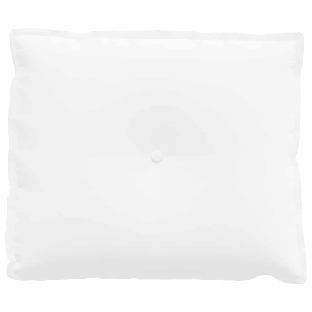 VidaXL Rugkussen Wit 60 x 19 x 50 cm Stof