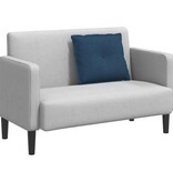 VidaXL Rugkussen Blauw 60 x 19 x 50 cm Stof