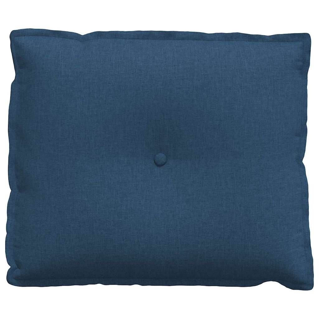 VidaXL Rugkussen Blauw 60 x 19 x 50 cm Stof