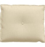 VidaXL Rugkussen Crème 60 x 19 x 50 cm Stof