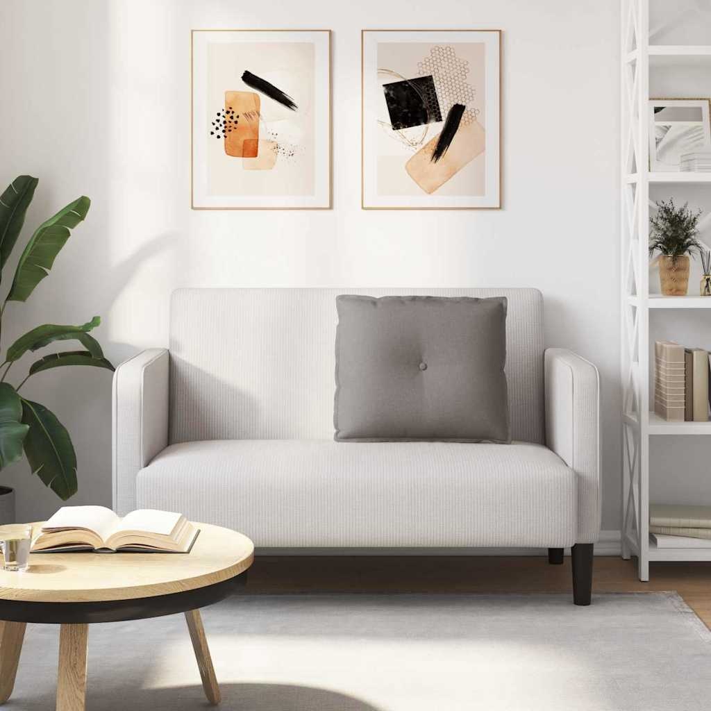 VidaXL Rugkussen Taupe 60 x 19 x 50 cm Stof