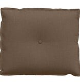 VidaXL Rugkussen Bruin 60 x 19 x 50 cm Stof