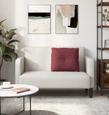 VidaXL Rugkussen Wijnrood 60 x 19 x 50 cm Stof