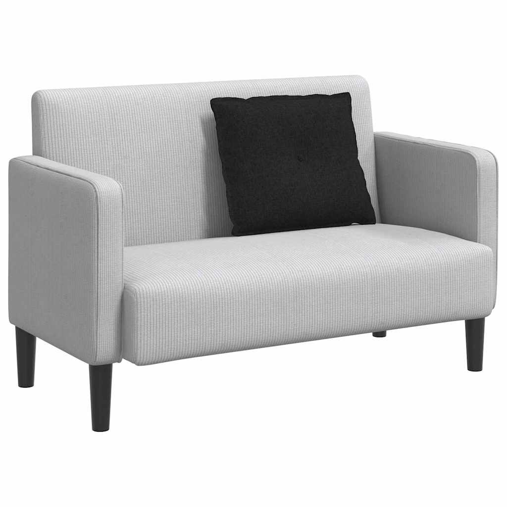 VidaXL Rugkussen Zwart 60 x 19 x 50 cm Stof