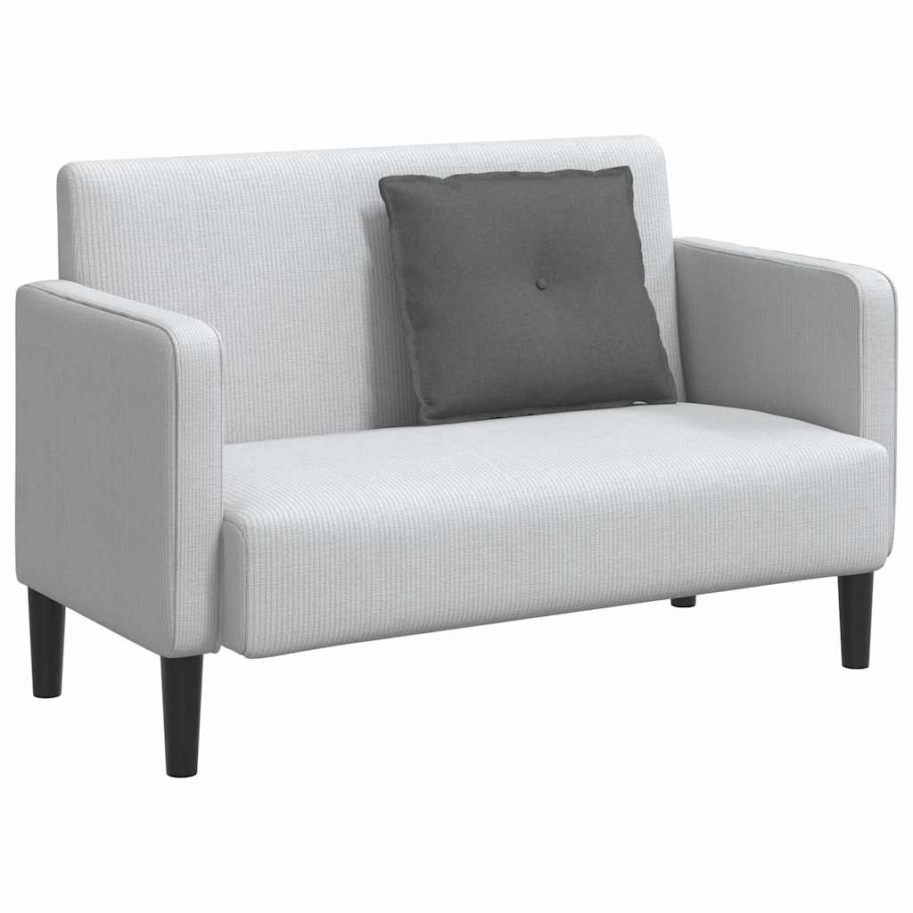 VidaXL Rugkussen Donkergrijs 60 x 19 x 50 cm Stof