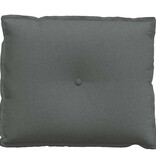 VidaXL Rugkussen Donkergrijs 60 x 19 x 50 cm Stof