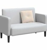 VidaXL Rugkussen Beige 50 x 45 cm Microvezel Stof