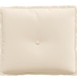 VidaXL Rugkussen Beige 50 x 45 cm Microvezel Stof