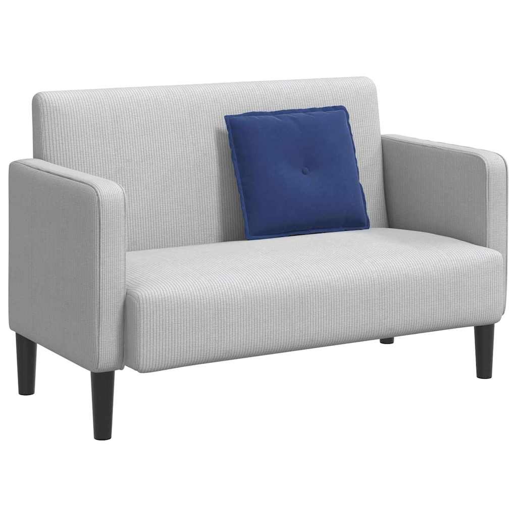 VidaXL Rugkussen Politieblauw 50 x 45 cm Katoen Stof