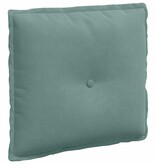 VidaXL Rugkussen Zeegroen 50 x 45 cm Katoen Stof