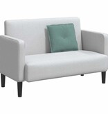 VidaXL Rugkussen Zeegroen 50 x 45 cm Katoen Stof