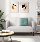 VidaXL Rugkussen Zeegroen 50 x 45 cm Katoen Stof