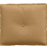 VidaXL Rugkussen Bruin 50 x 45 cm Katoen Stof