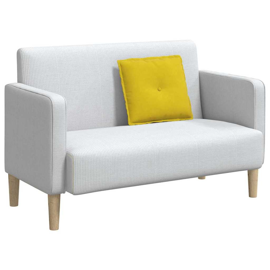 VidaXL Rugkussen Geel 50 x 45 cm Katoen Stof