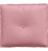 VidaXL Rugkussen Roze 50 x 45 cm Katoen Stof