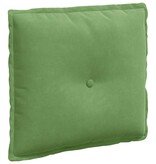 VidaXL Rugkussen Lichtgroen 50 x 45 cm Katoen Stof